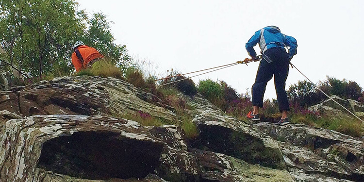 Rock climb and abseil
